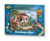 Holiday cottage by the sea - painting by numbers