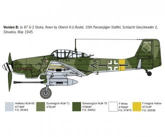 Italeri Ju-87G-2 Kanonenvogel Aircraft Kit 1:72