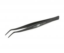 Angled Tweezers, model tool, stainless steel