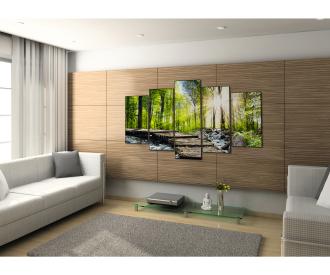 By the Torrent Polyptych - Painting by Numbers