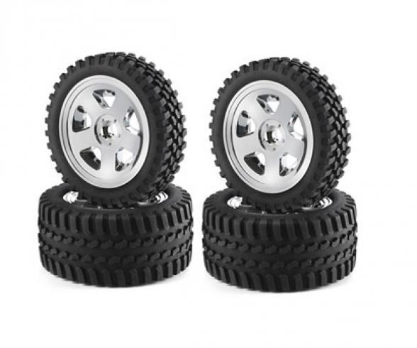 Buggy-Tire/Wheel All Terrain Chr. (2+2)