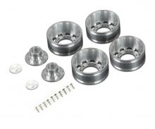 1:14 Alum. Rear wheel, model accessory, hex