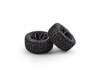 1:8 Virus Extreme, wheel set, 2 mounted wheels