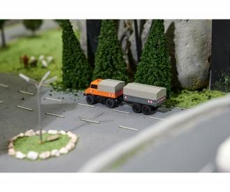 1:87 Remorque bâchée pour Unimog