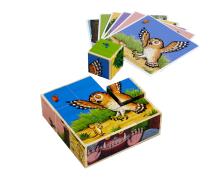 Gruffalo Cube Images en bois 9 cubes