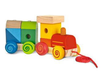 Pull-Along Train - 11 Pieces