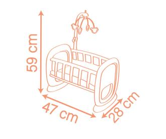 Smoby Baby Nurse Baby's Cot