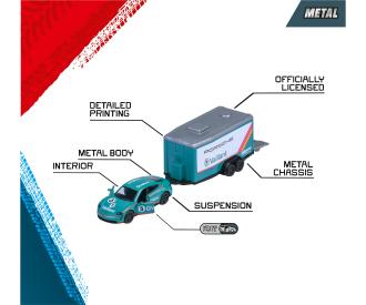 Racing Deluxe Trailer Giftpack, 3 pièces