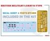 1:35 British Military Lorry B-Type