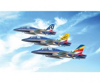 1:72 3er Set Aermacchi MB-339 PAN 60Jah.