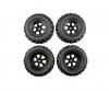 1:10 XS-Line, wheel set, 4 wheels for XS-Chassis
