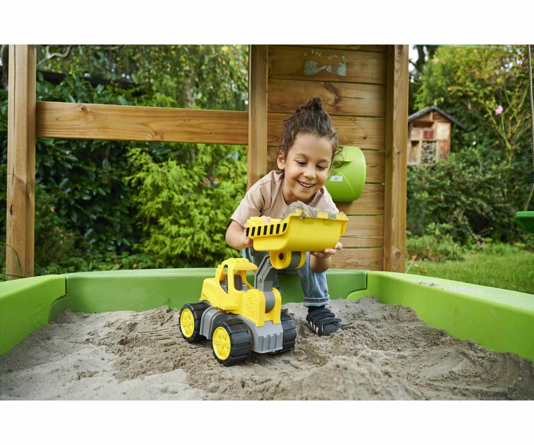 BIG Sandy Bac à Sable Modulaire Avec Couvercles - Aire De Jeux Extérieure Pour Enfants