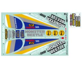 Monster Beetle Sticker Decal Sheet for RC Model