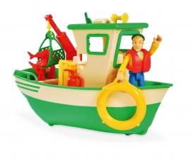 Sam Charlies Fishing Boat and Figurine