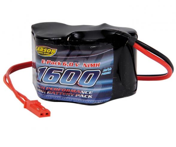 6V/1600mAh NiMH RX-Battery Hump BEC