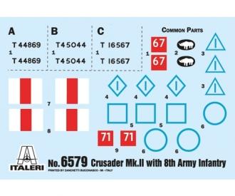 1:35 Crusader Mk.II m. Fig. d'inf. (5)