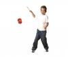 Diabolo Kunststoff mit Holzstäben, 4-sort.