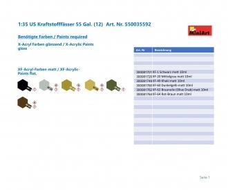 1:35 US Kraftstofffässer 55 Gal. (12)