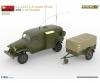 1:35 Voiture radio américaine K-51 avec remorque K-52