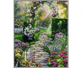 Beautiful Garden 40 x 50 cm - Painting by Numbers