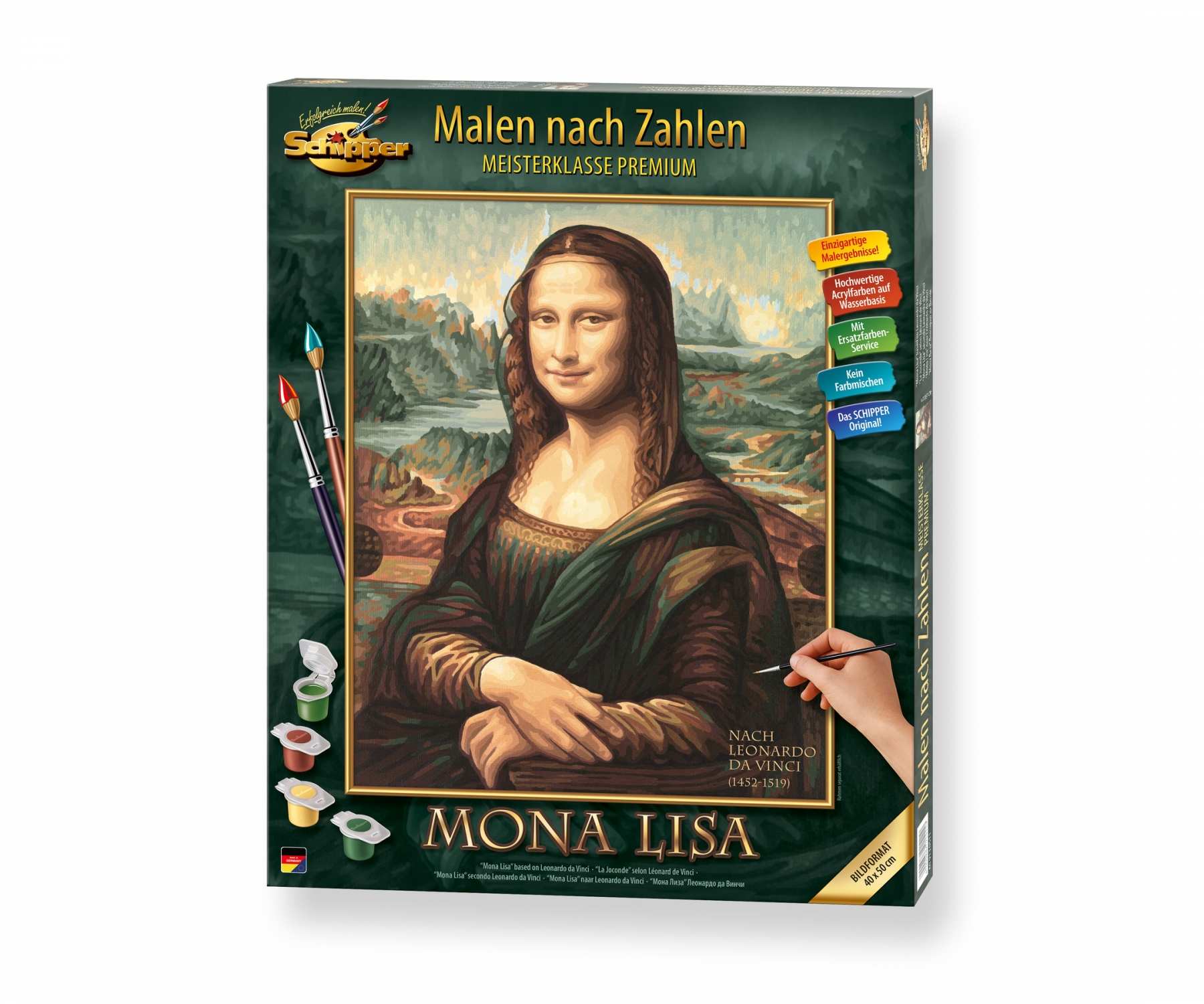 Buy Mona Lisa painting by numbers online Schipper