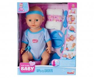 New Born Baby Baby Doll, Blue Accessories