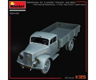 1:35 Deutscher 3 Tonnen Cargo Truck Pritschenwagen