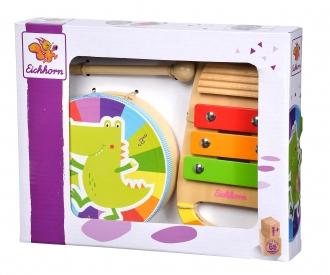 Eichhorn Musik Set tambour et xylo