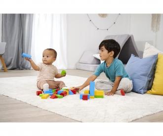 Eichhorn Coloured Wooden Blocks Baby