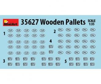 1:35 Wooden Pallets (12) Euro