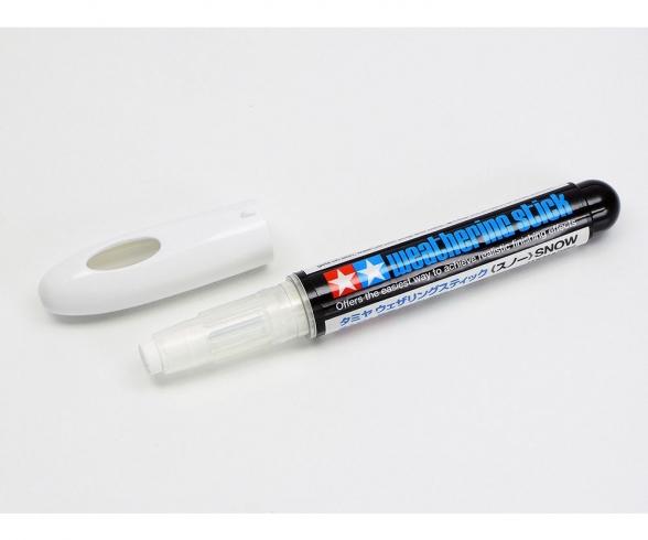 Weathering Stick Snow, finishing tool for models