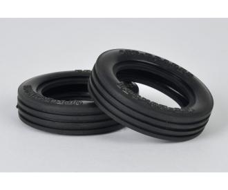Grasshopper II Grooved Front Tires, RC spare tires