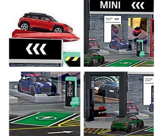 Mini Showroom Set + 1 Vehicle