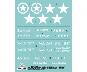 M4A3E8 Sherman Fury 1:35 tank model kit