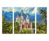 Neuschwanstein Castle Triptych - Painting by Numbers