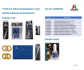 Italeri M.A.S. 568 4a Torpedoboot 1:35 Kit
