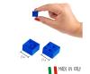 Blox 100 blue 4 pin Bricks in Box