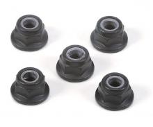 4mm Alu Stoppmutter Schwarz (5)