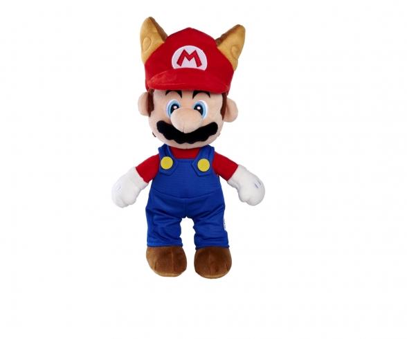 Super Mario Racoon Mario Plush, 30cm