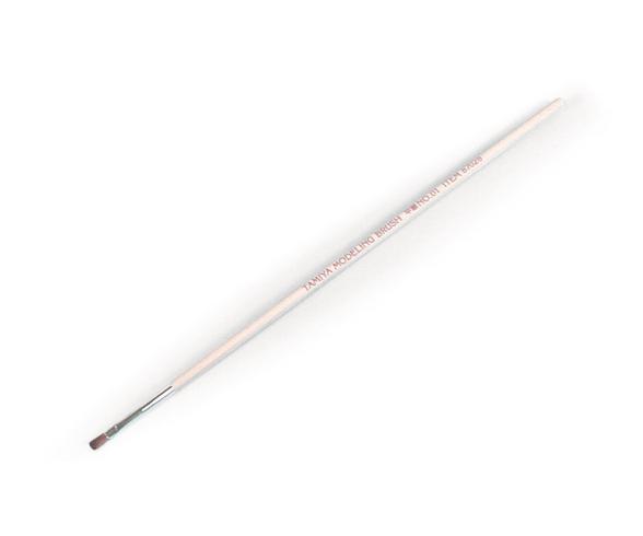 Flat Brush No. 01, modeling brush, slim tip