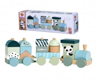 Eichhorn Wooden Train 16 pcs.