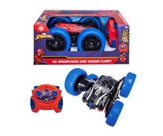 Spider-Man and Venom Flippy RC Car 1:28