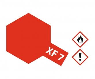 XF-7 Flat Red, acrylic paint, 10 ml jar
