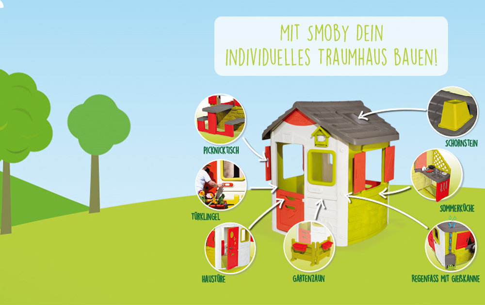 Smoby-Traumhaus bauen