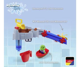 Sploshy Mountain bathtoy with boat and figure