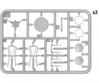 MiniArt Modern Cafe Visitors Set 1 Model Kit