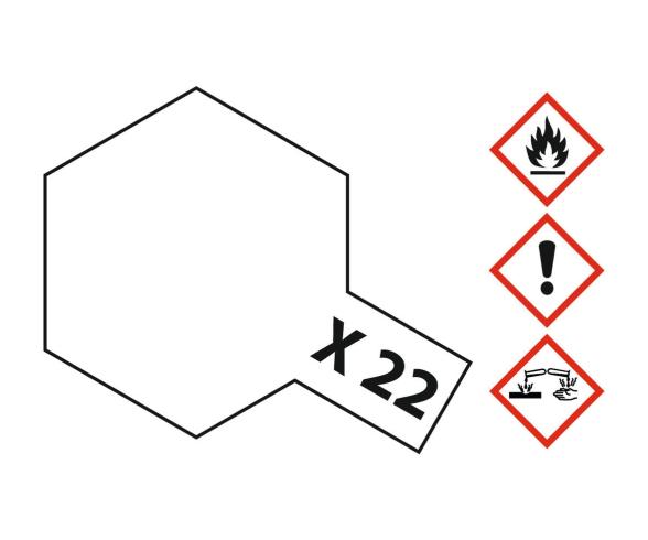 X-22 Clear Gloss, acrylic paint, 10 ml