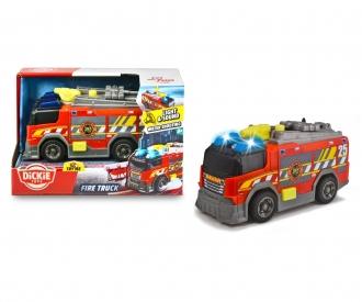 Camion de pompiers à roue libre avec lumière et son