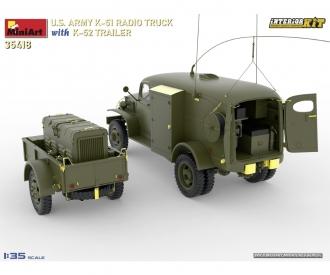 1:35 US Radio Truck K-51 w/ trailer K-52