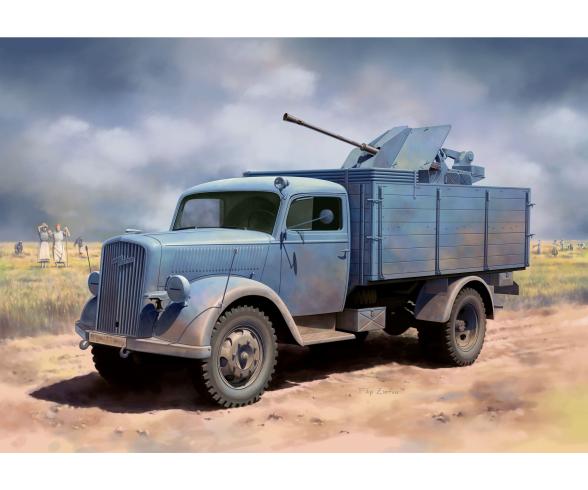 1:35 German3t 4x2CargoTruck w/2cm FlaK38 1:35 German3t 4x2CargoTruck w/2cm FlaK38